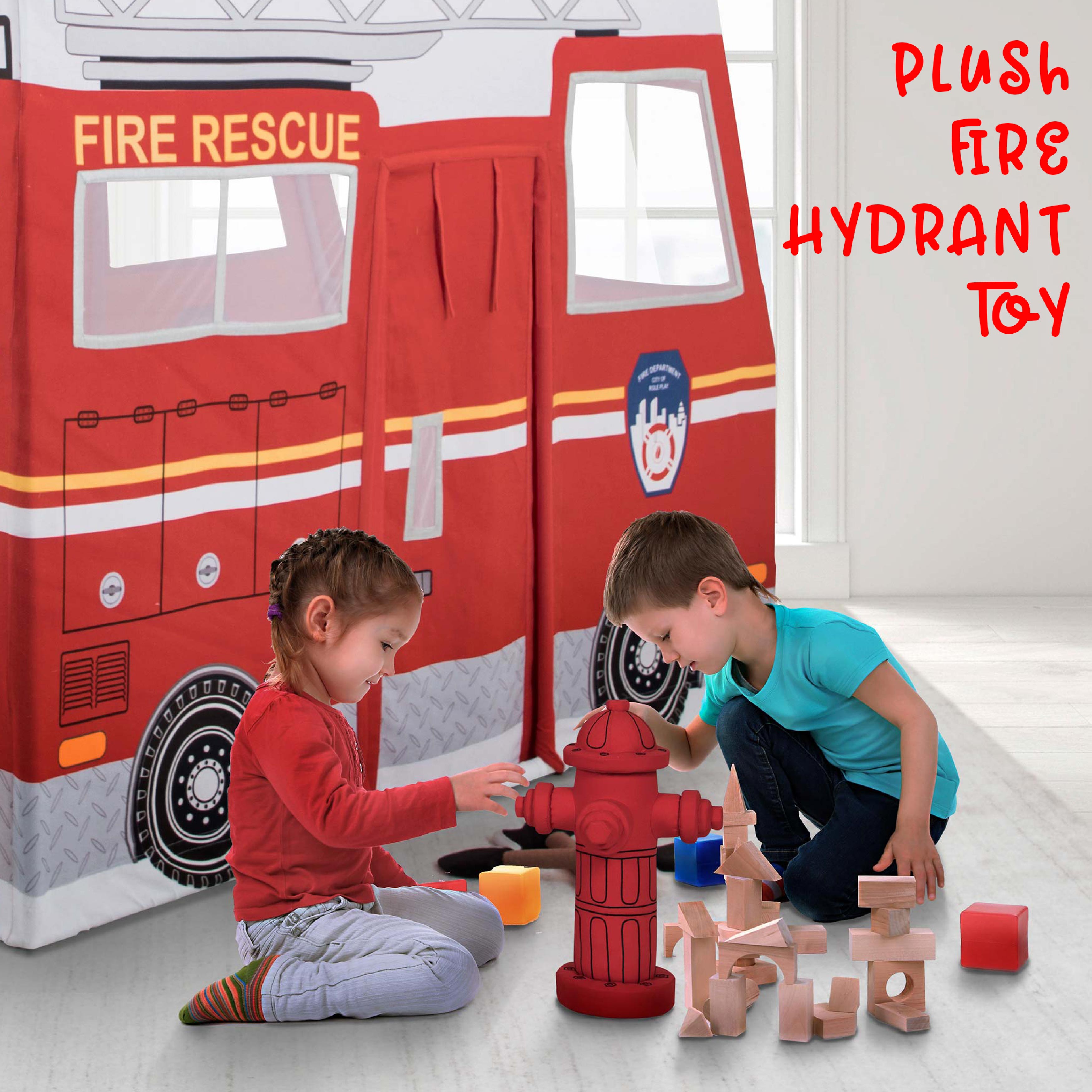 Role Play Fire Hydrant Plush Toy