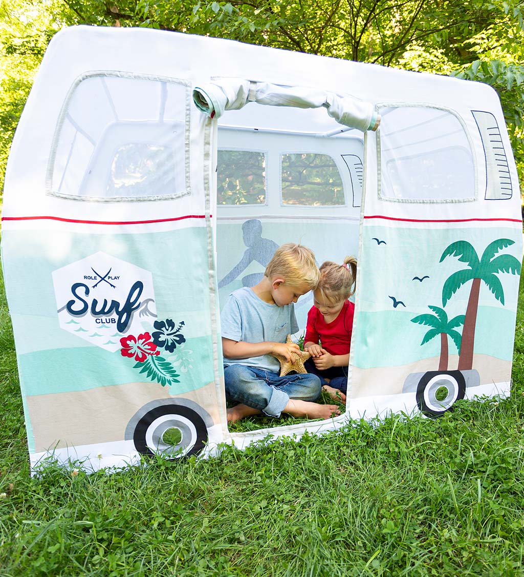 Role Play Deluxe Surfing Camper Playhouse Tent