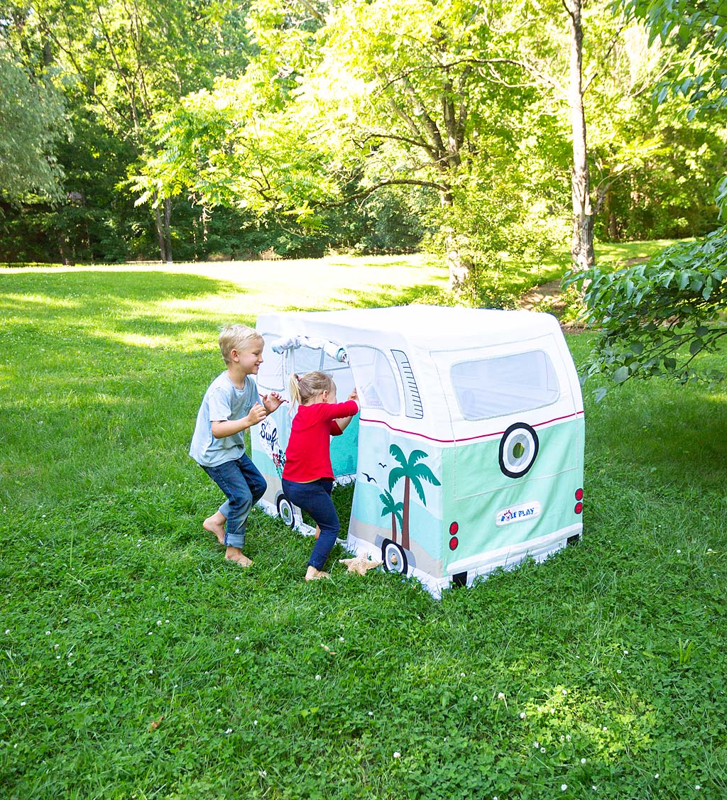 Role Play Deluxe Surfing Camper Playhouse Tent