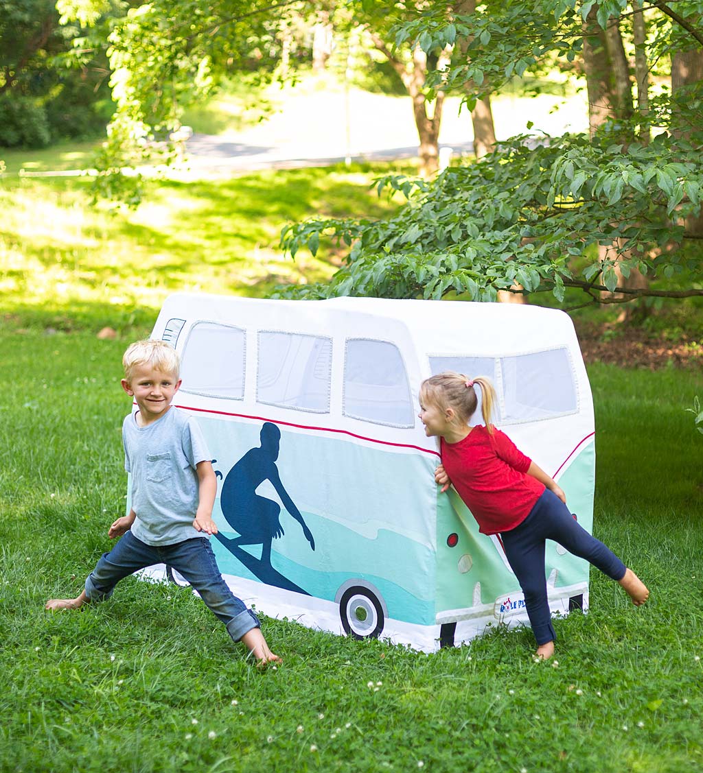 Role Play Deluxe Surfing Camper Playhouse Tent