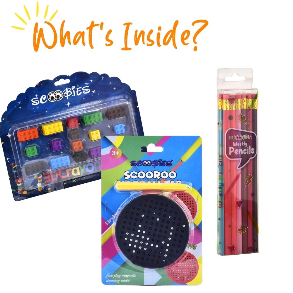 Do Your Own Thing Combo | Super 3 Goodies | Ed-tainment Joy Gift Box | With Special Magnetic Writing Pad | Boredom Buster Deal