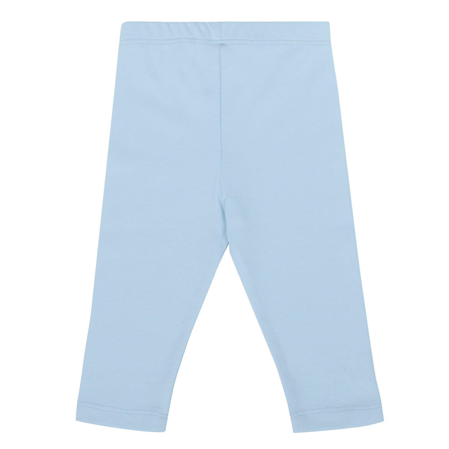 My Milestones Joggers - White Apples/ Baby Blue - 2 PC Pack