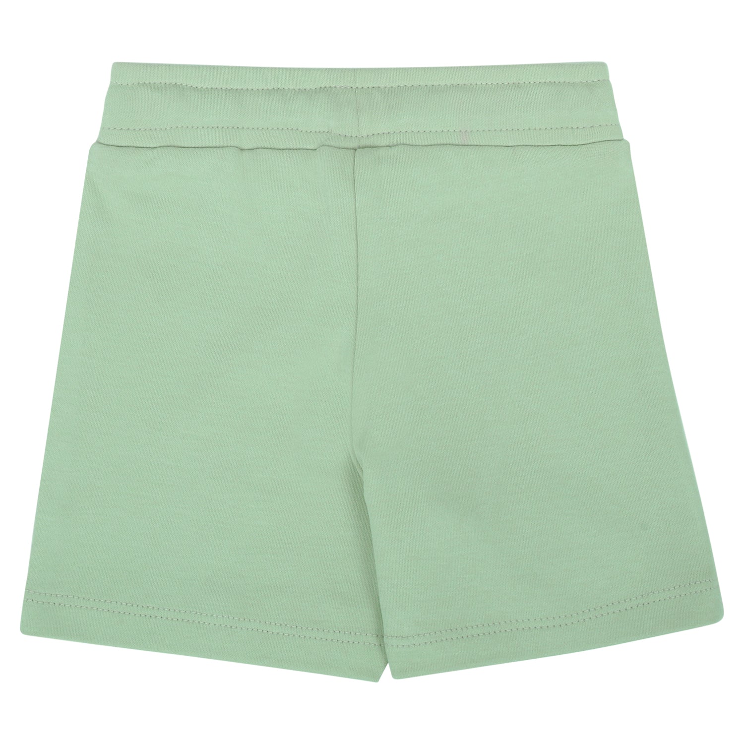 My Milestones Shorts - White Apples / Sage Green- 2 Pc Pack