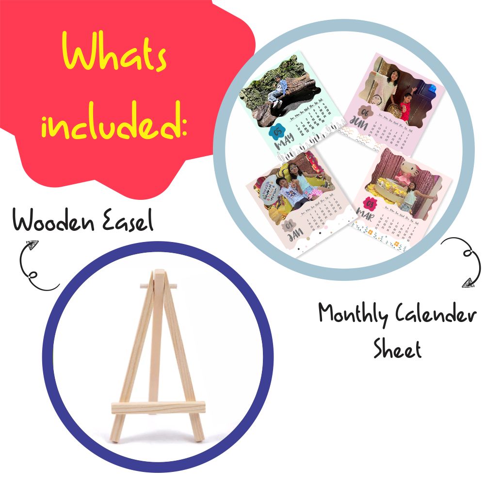 Desk Calender - Personalised Kids