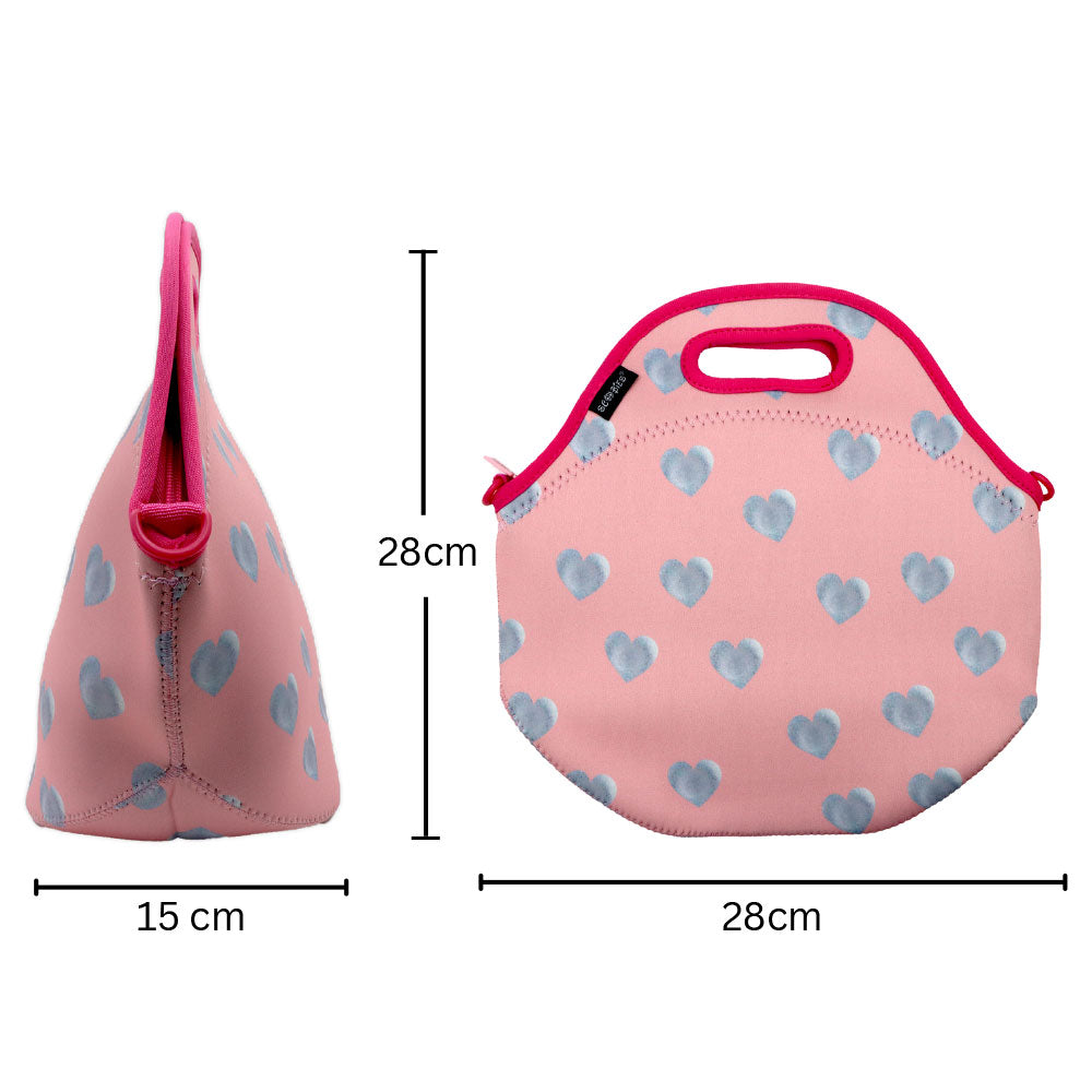 Neoprene Lunch Bags - Heart