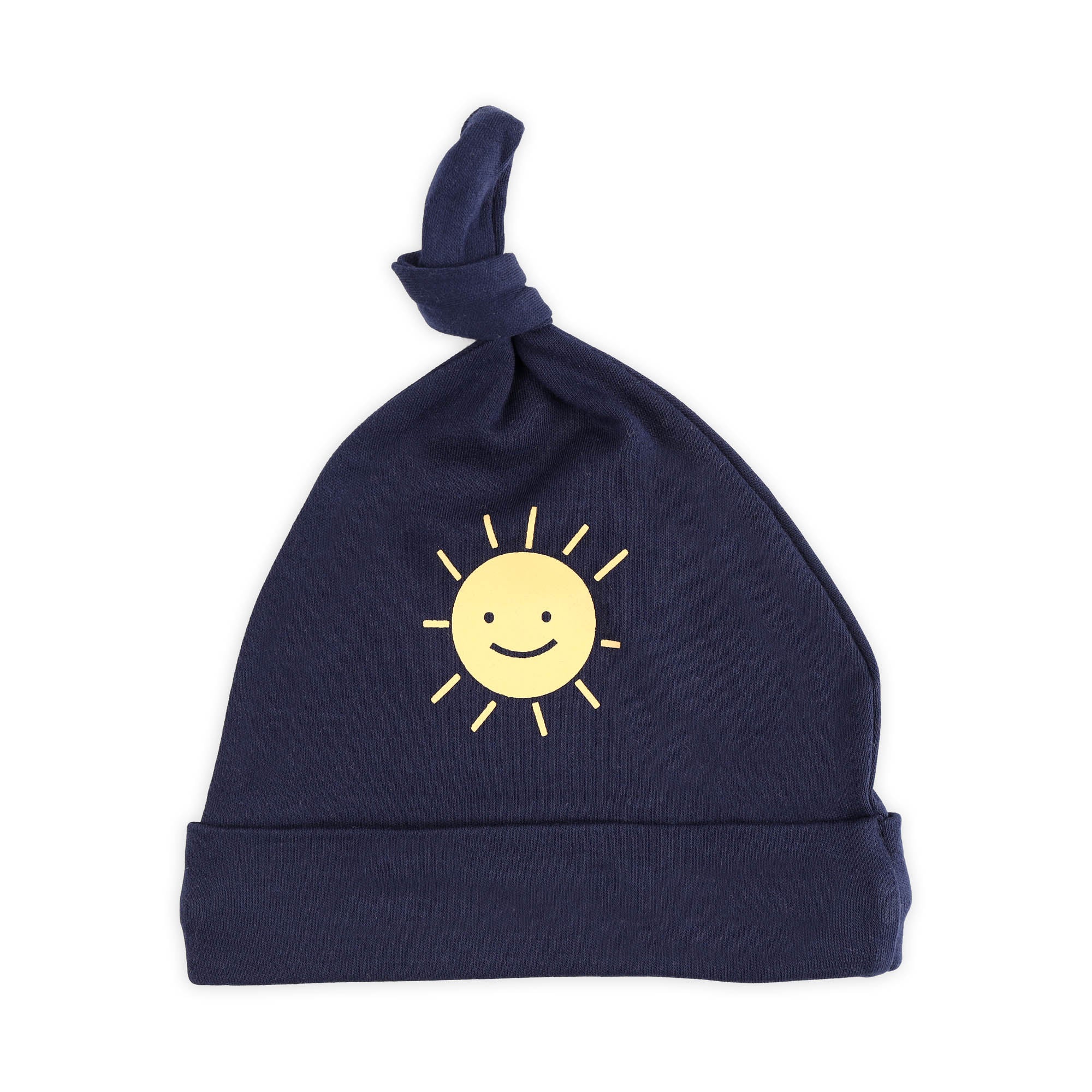 Kicks & Crawl- Happy Clouds Knotted Caps - Pack of 3