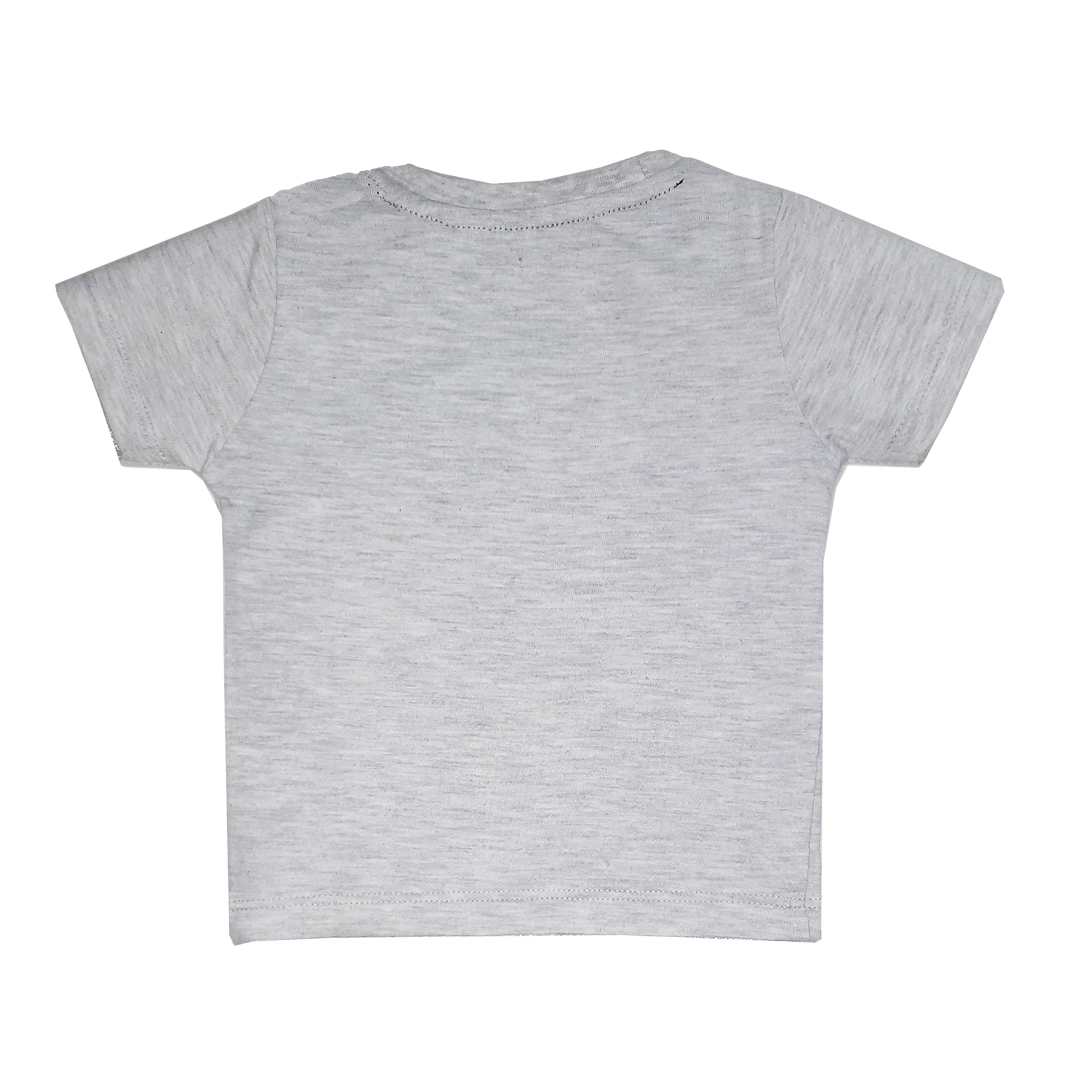 My Milestones Round Neck T-Shirt HS Solid Yellow / White / Grey - 3 Pc Pack
