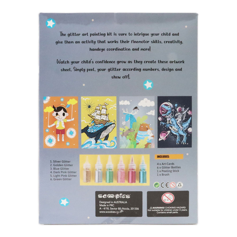 Happy Dragons Fairies Sequin Art Set