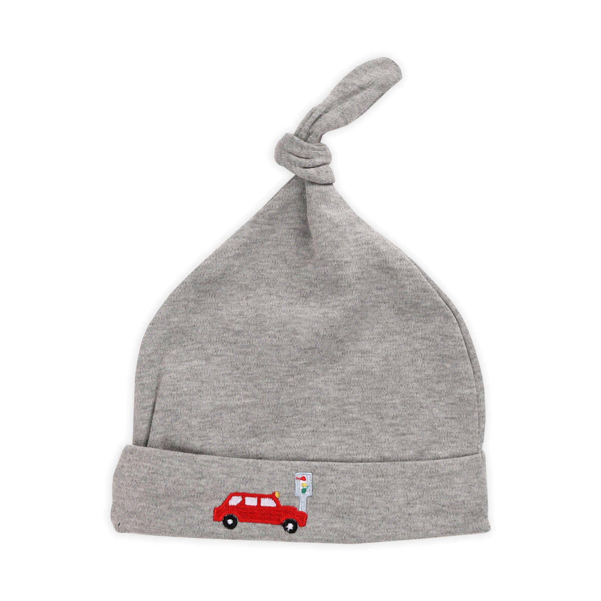 Kicks & Crawl- Vroom Vroom Knotted Caps - Pack of 3