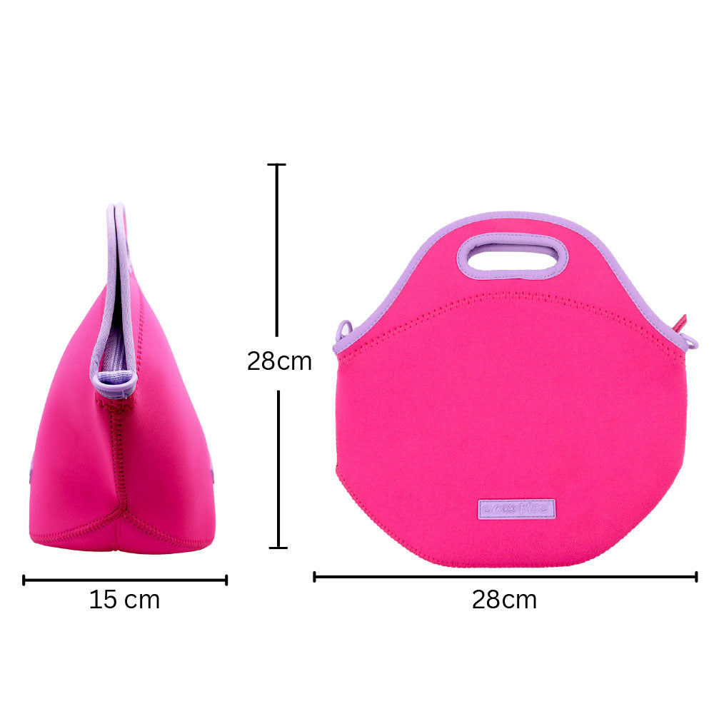 Neoprene Lunch Bags - Pinklicous