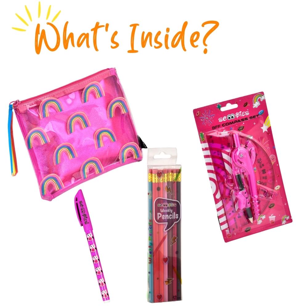 Pretty Rainbow Combo | 4 Hotshots | Joy Gift Box | Best Stationery Essentials | Money Saver Deal