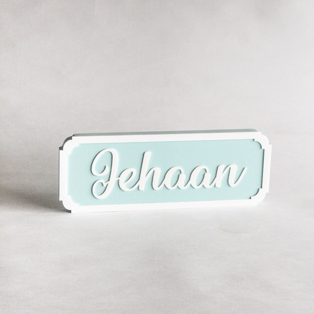 Name Plaques - Fancy