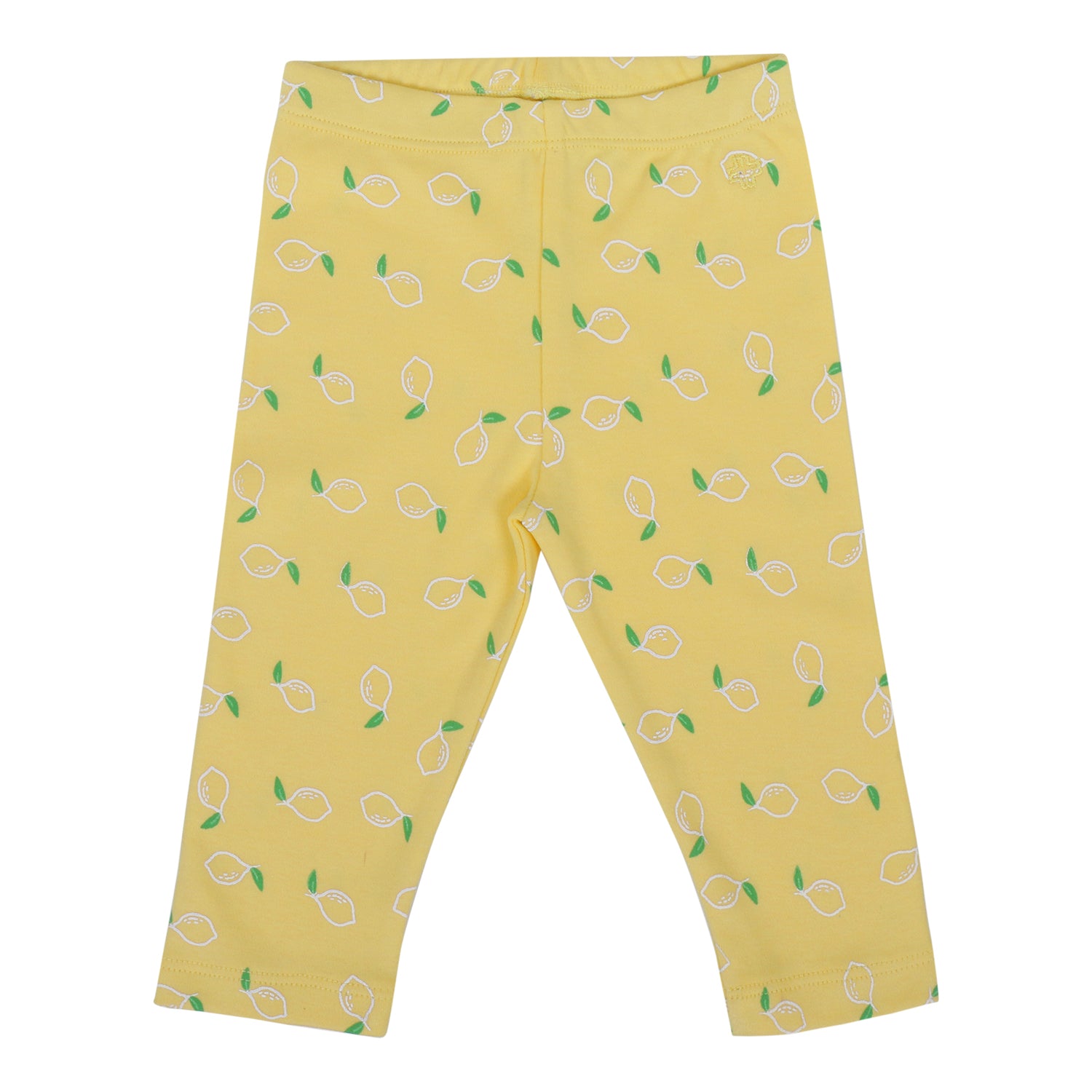 My Milestones Leggings  - Yellow Lemon / Sage Green - 2PC Pack