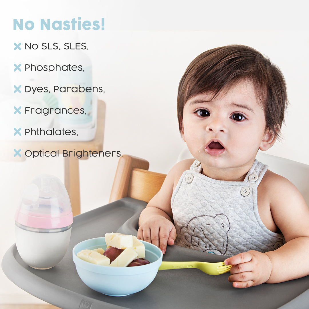 Windmill Baby Natural Bottle Cleaning Liquid, Refill Pack, USDA Certified, For Feeding Bottles, Pump Parts And More, Fragrance Free, Allergen Free - 1000ml