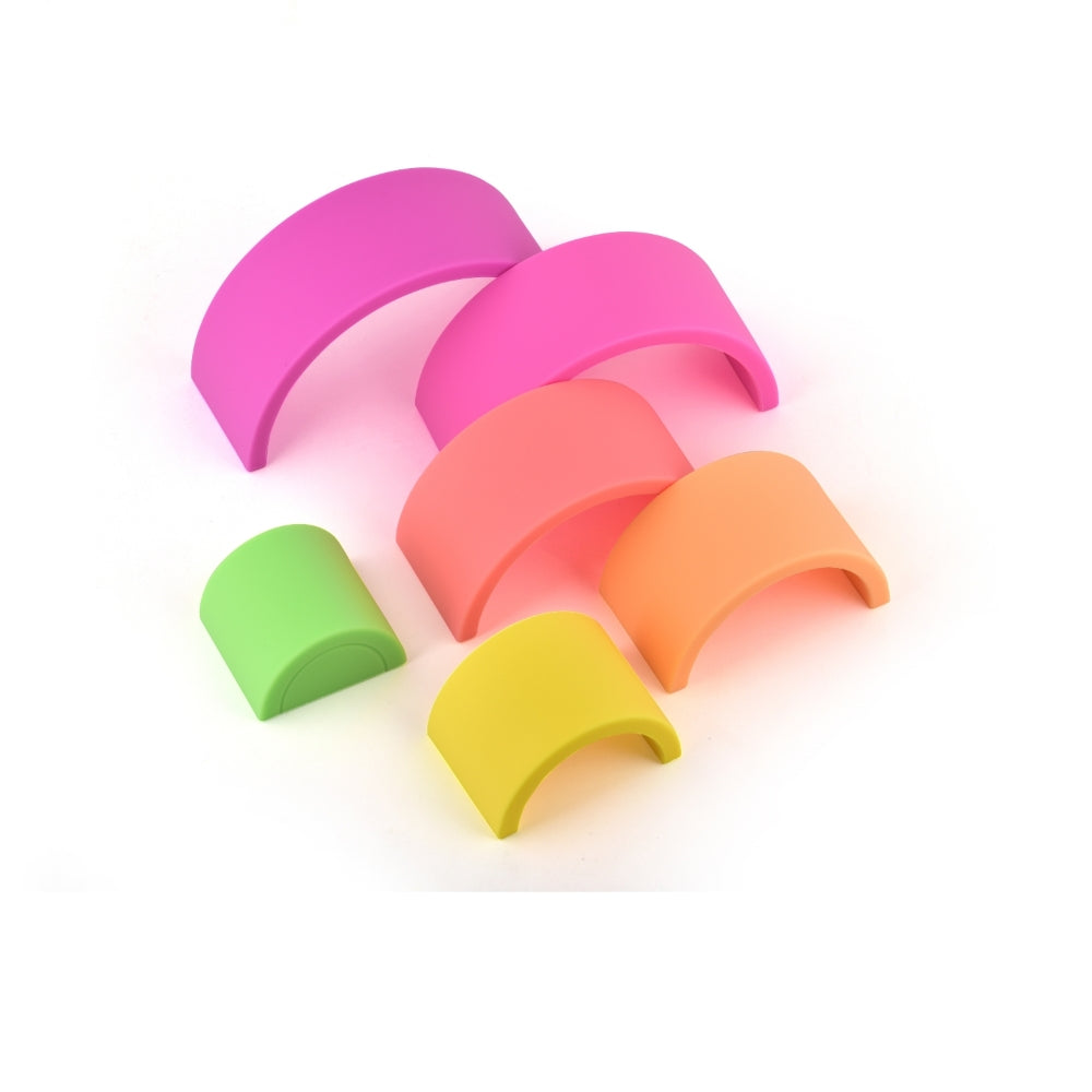 Silicone Stackables- Neon
