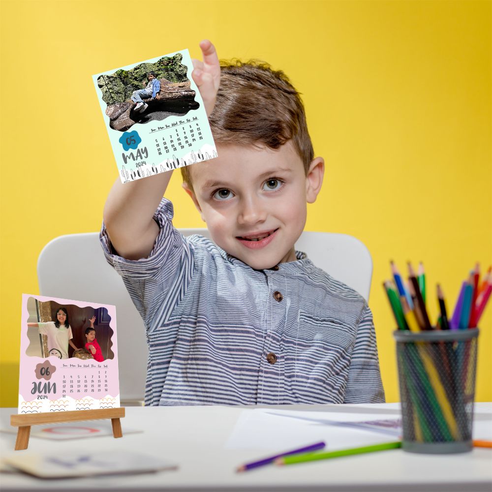 Desk Calender - Personalised Kids