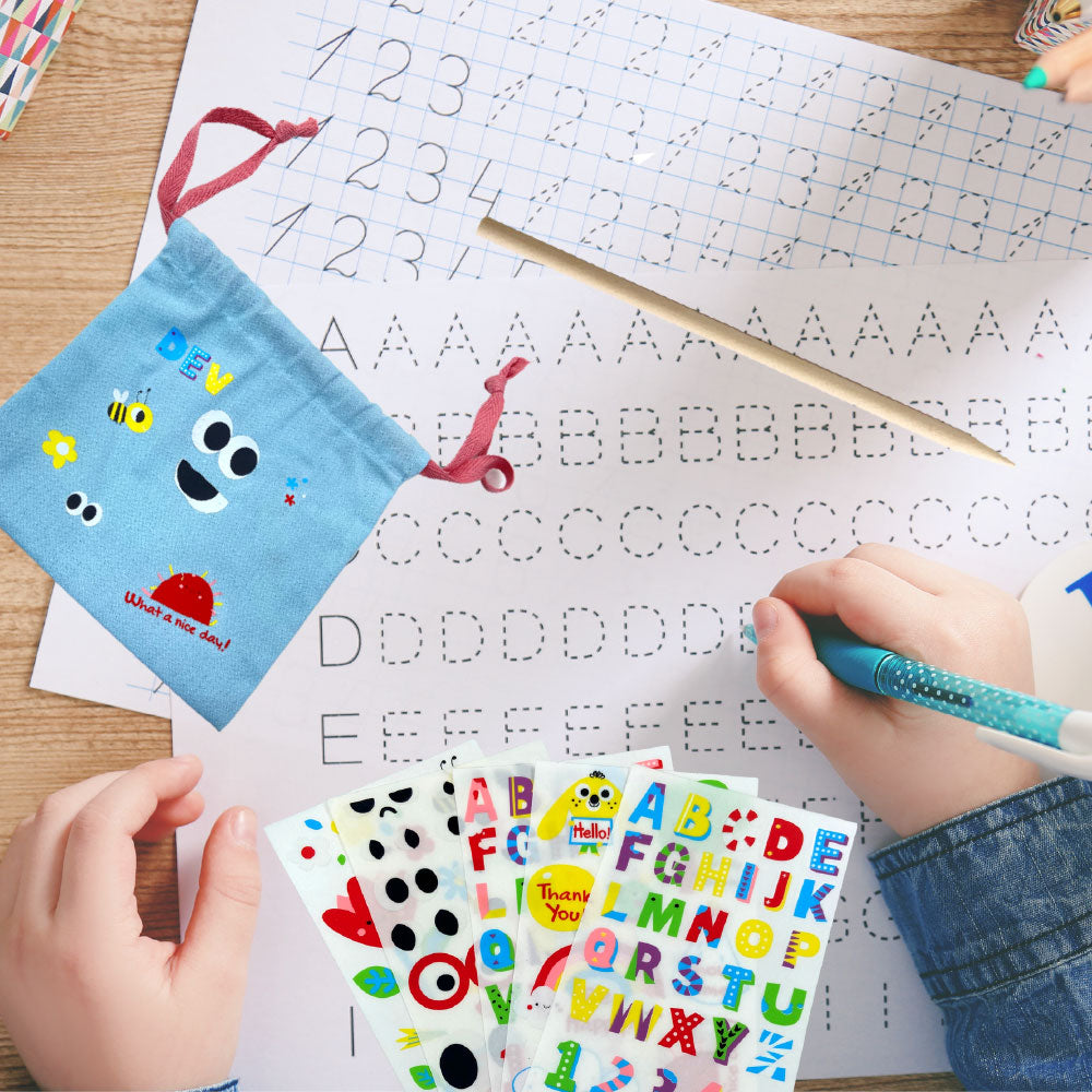 Scoobies Scented Transfer Stickers | With Over 100 Stickers | Custom Design Your Pouch Bag | Kids DIY Activity