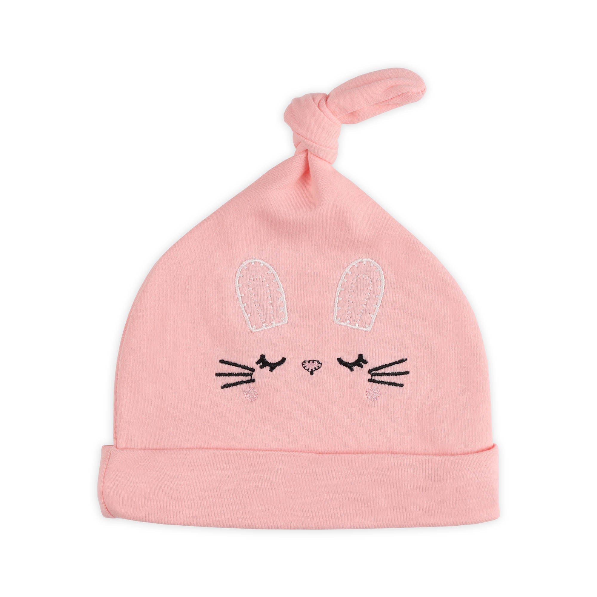 Kicks & Crawl- Cute Kitten Knotted Caps - Pack of 3