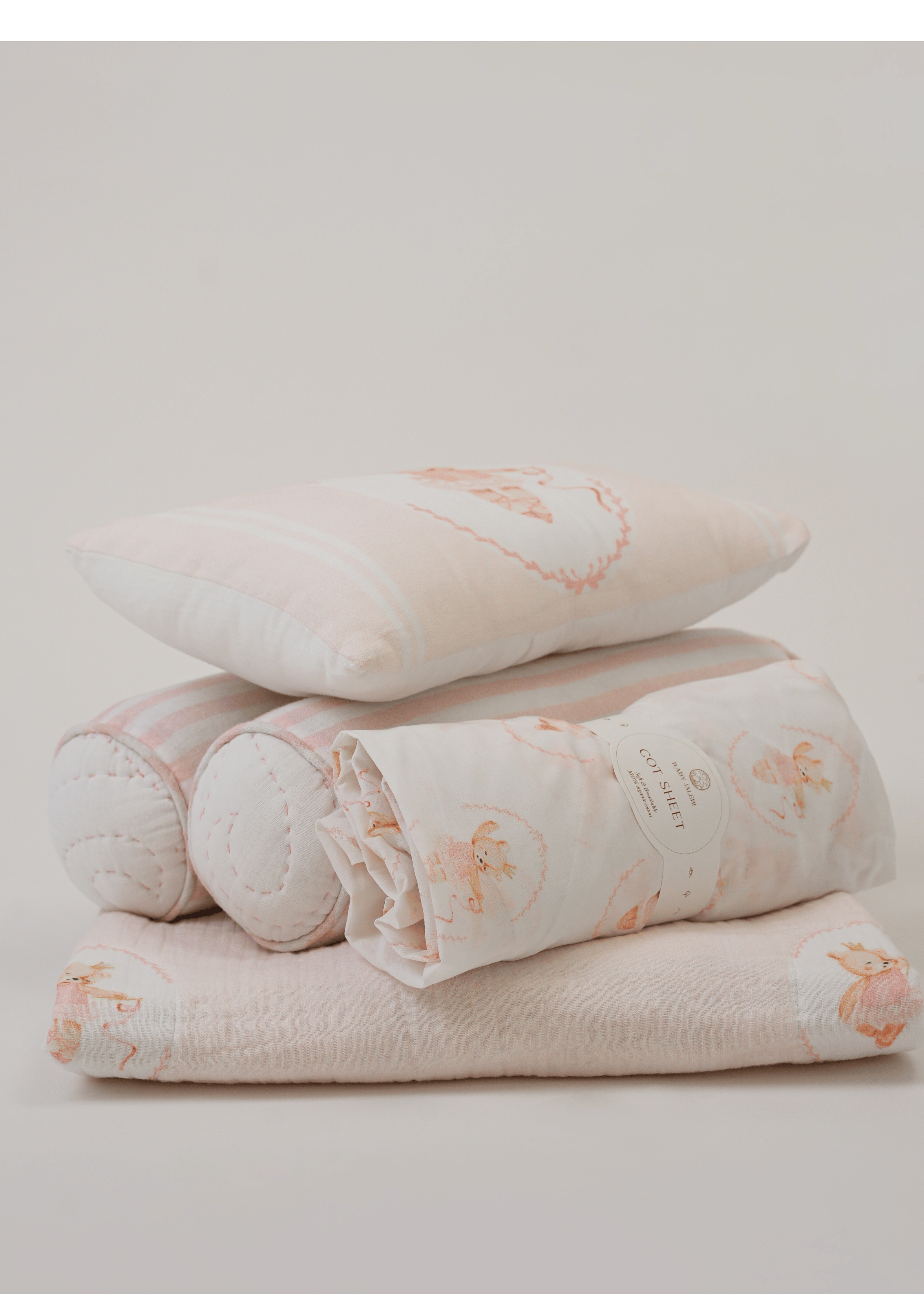 Prima Ballerina Bear Complete Cot Bedding Set with Bumper