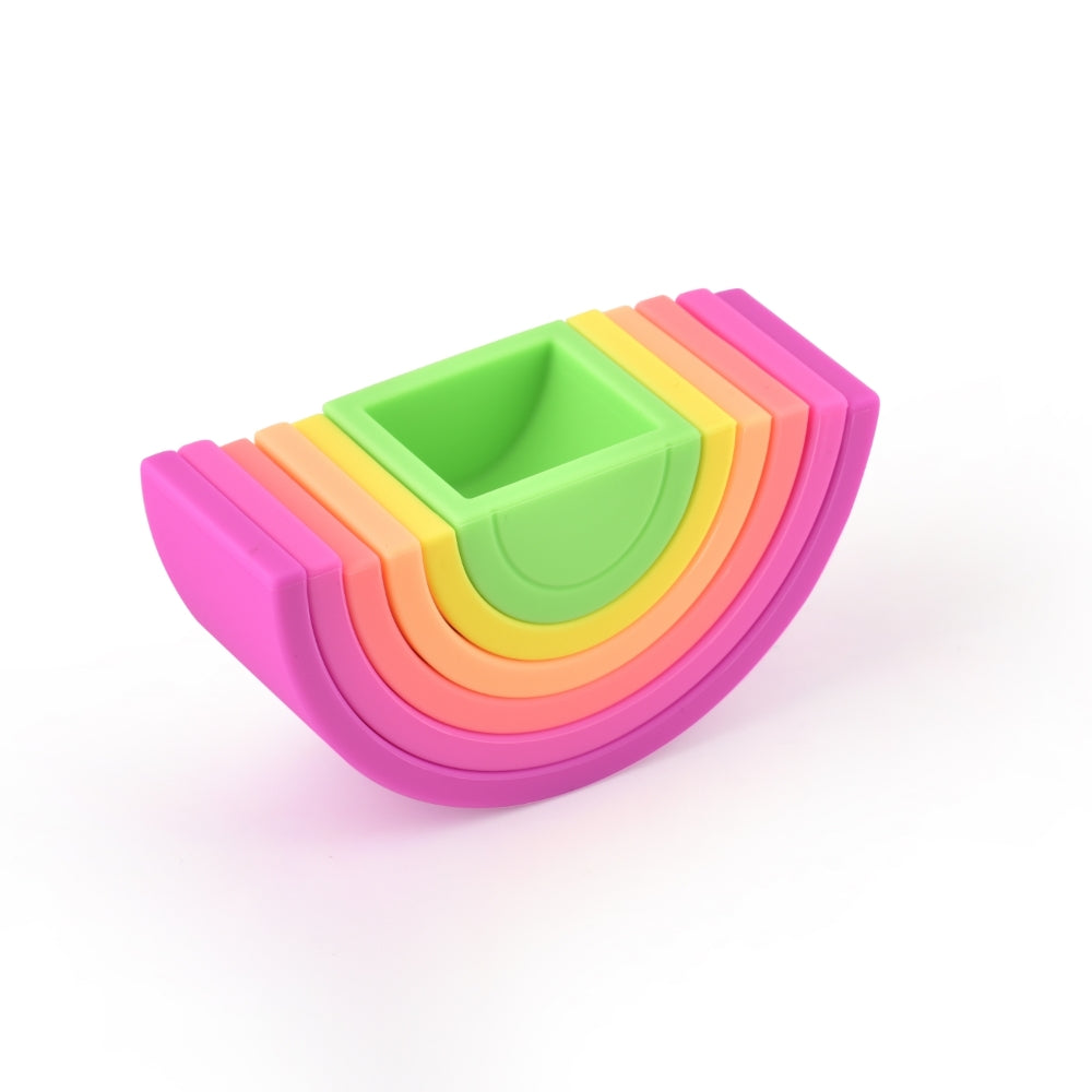 Silicone Stackables- Neon
