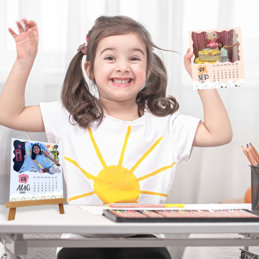 Desk Calender - Personalised Kids