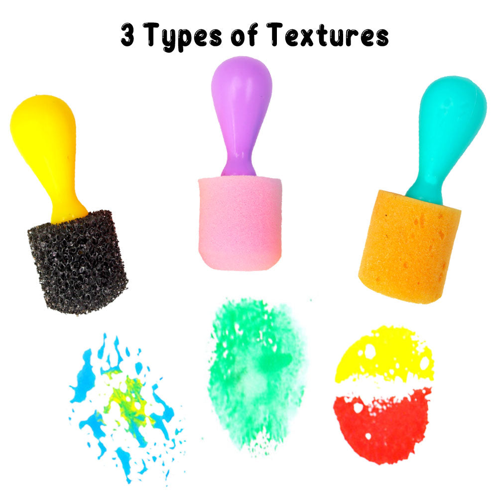 Little Fingers Pudgy Texture Brushes(Set Of 3)
