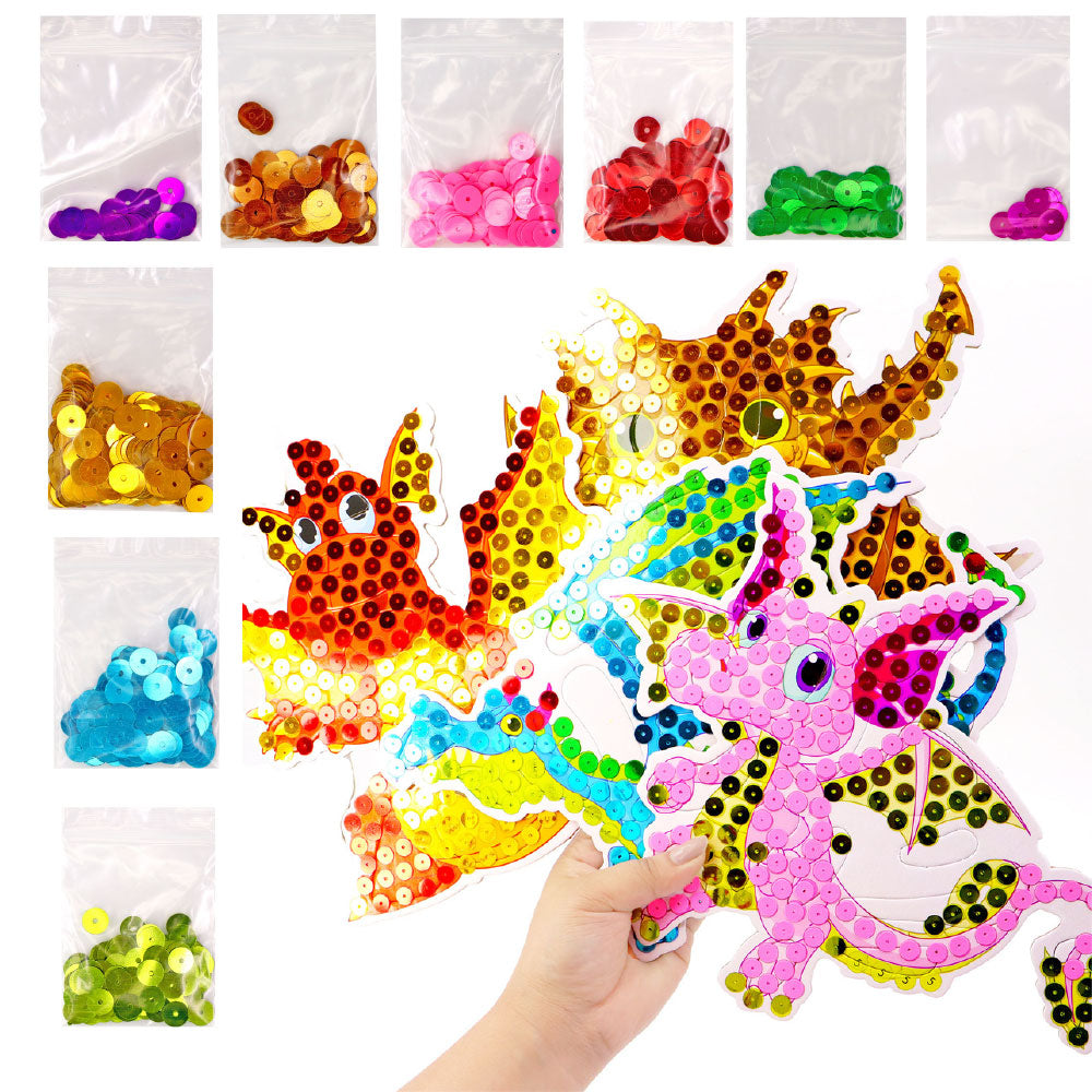 Sequin Creations Happy Dragon