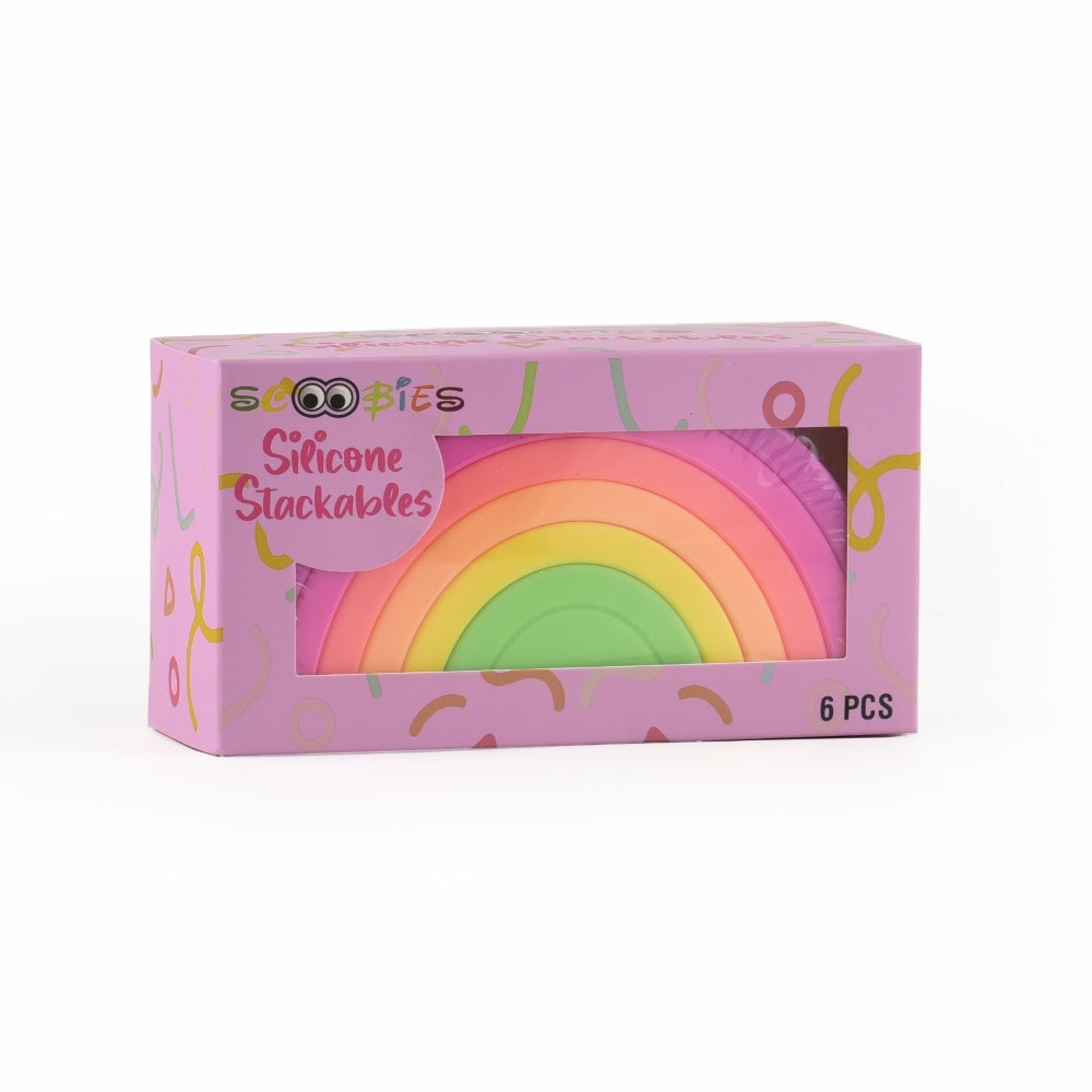 Silicone Stackables- Neon