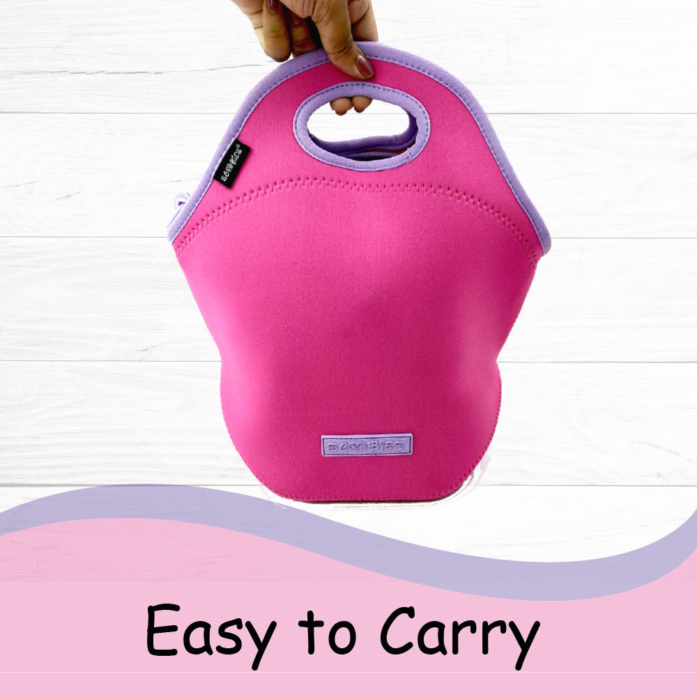 Neoprene Lunch Bags - Pinklicous