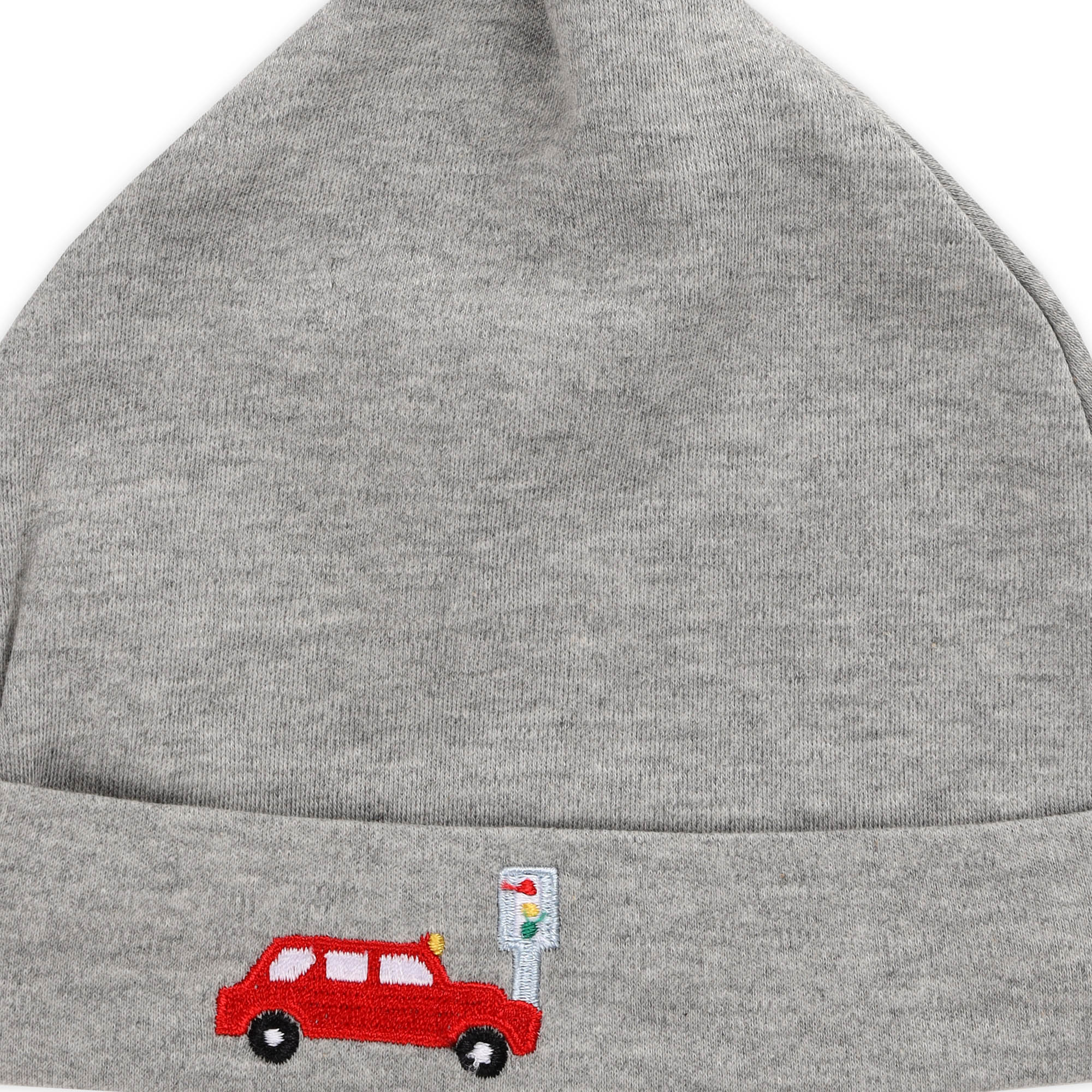 Kicks & Crawl- Vroom Vroom Knotted Caps - Pack of 3