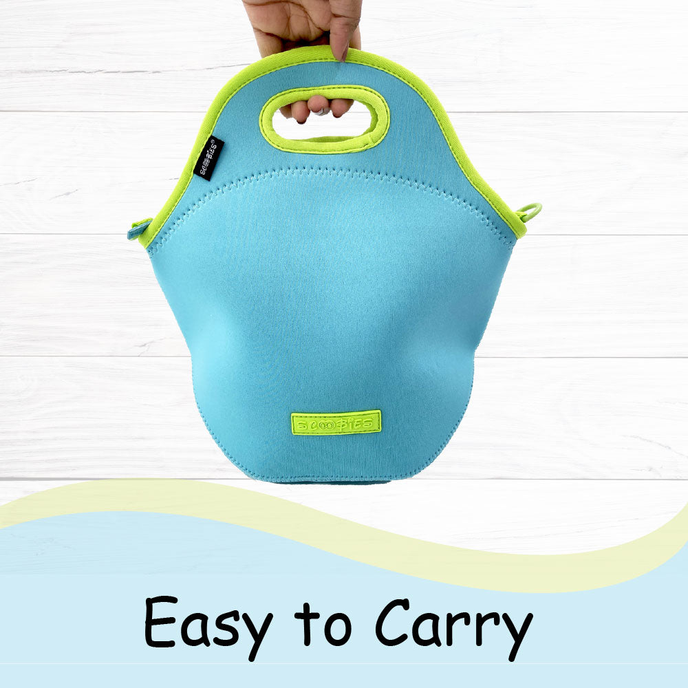 Neoprene Lunch Bags - Blue
