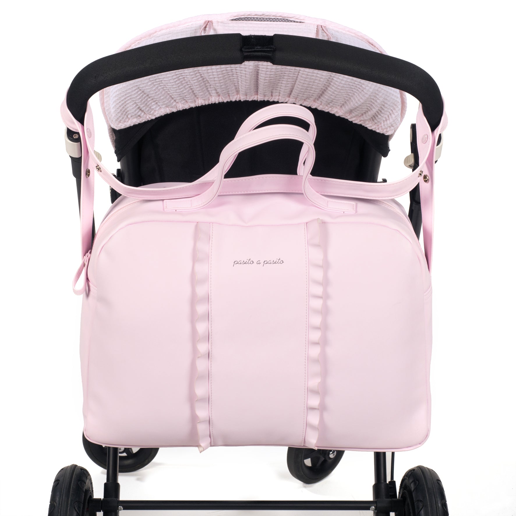 Pasito a Pasito Nido Flounce Pink Diaper Changing Bag