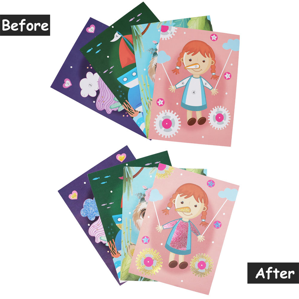 Magical Garden Fairies Sequin Art Set