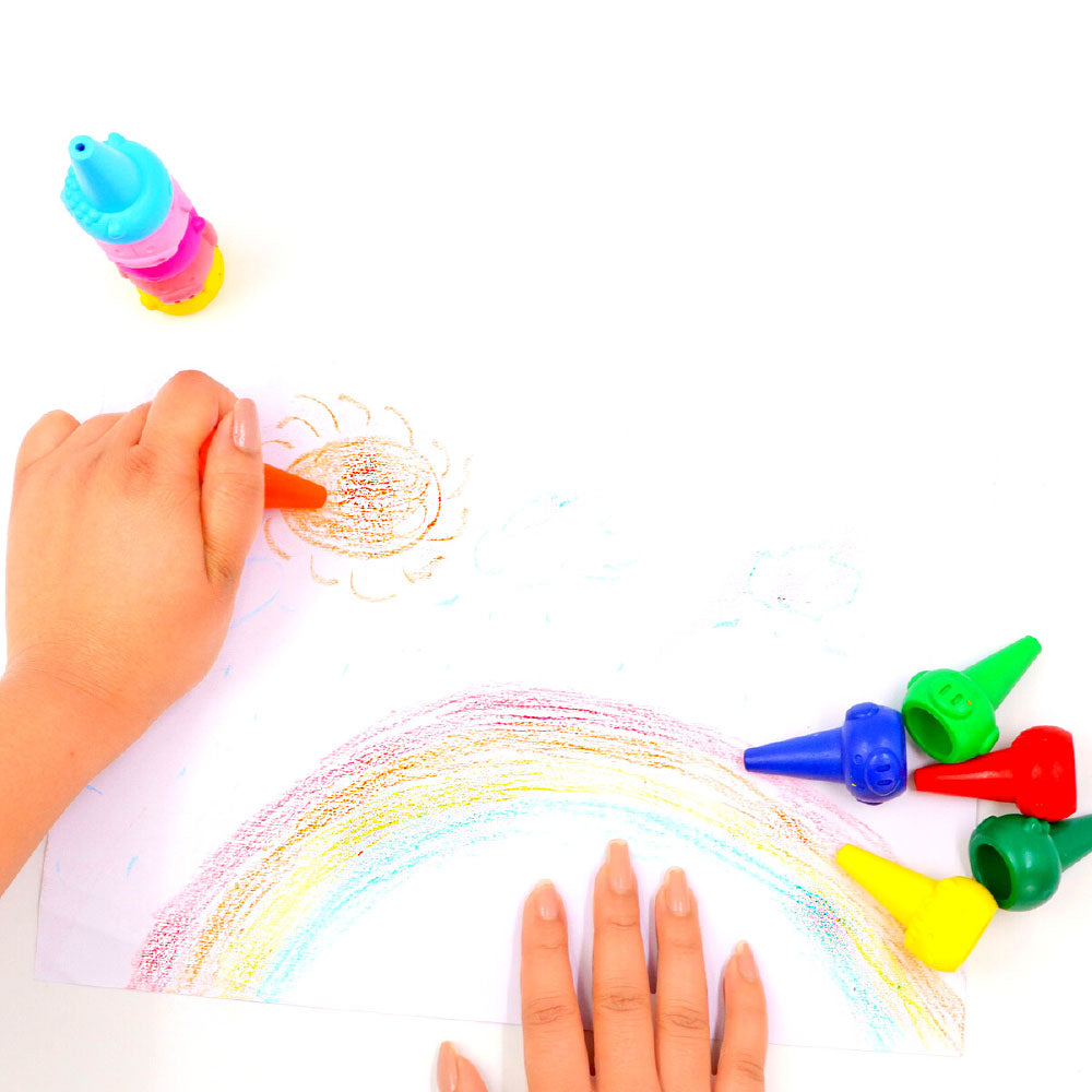 Little Fingers Zoo Buddy Crayons (Set Of 24)