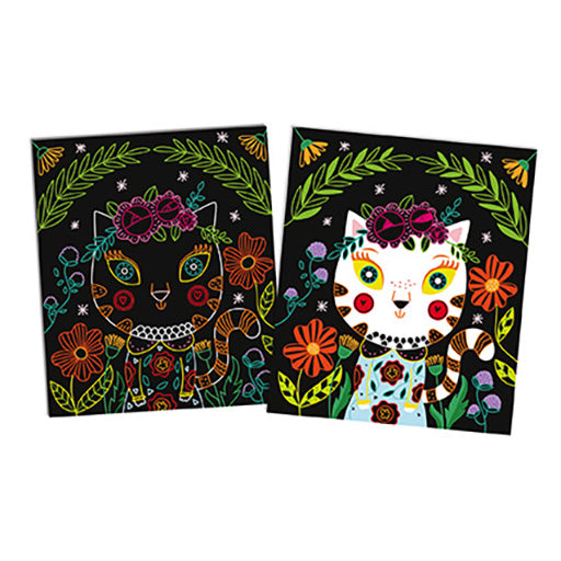 Scratch Art Cats