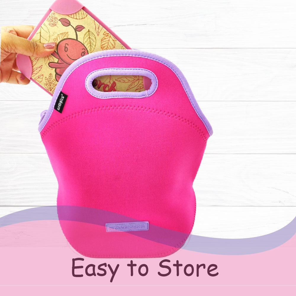 Neoprene Lunch Bags - Pinklicous