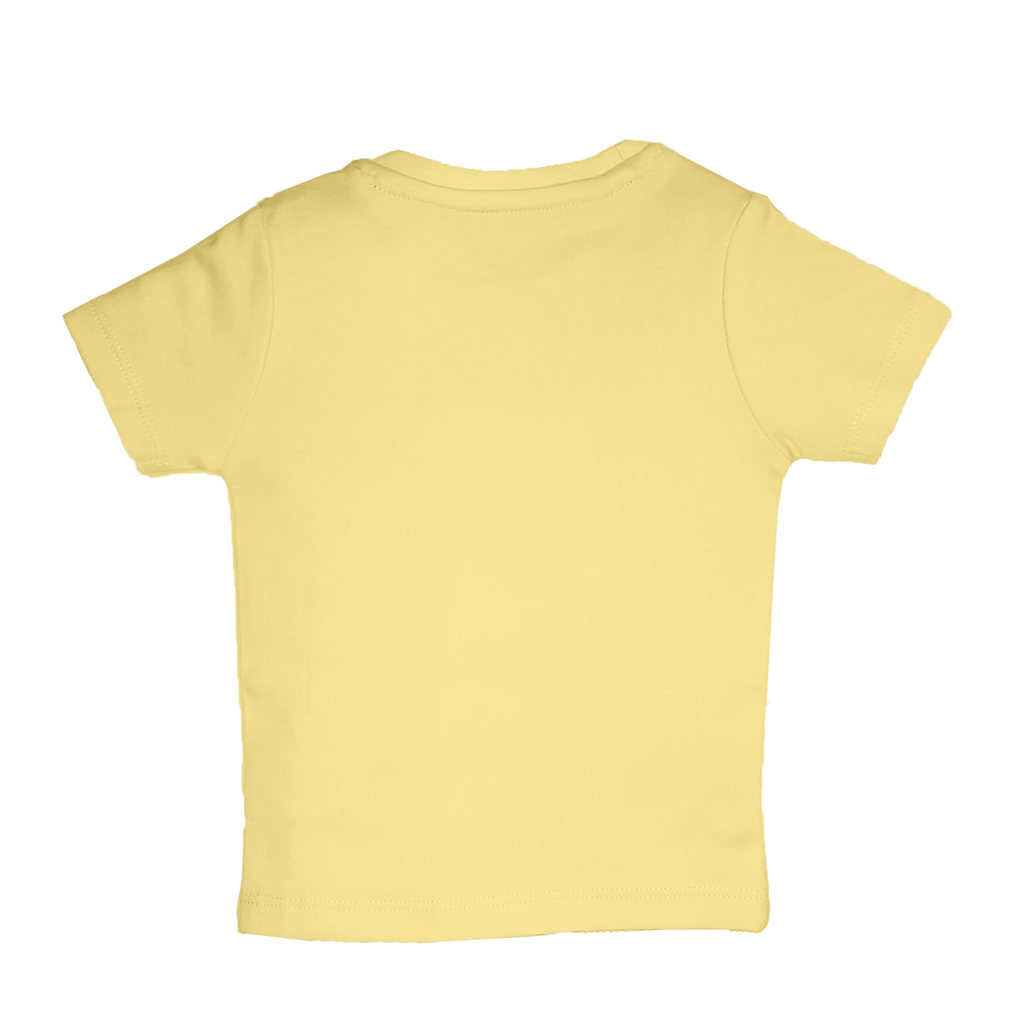 My Milestones Round Neck T-Shirt HS Solid Yellow / White / Grey - 3 Pc Pack