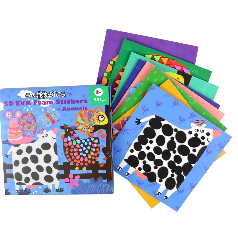 3D EVA Foam Stickers - Animals