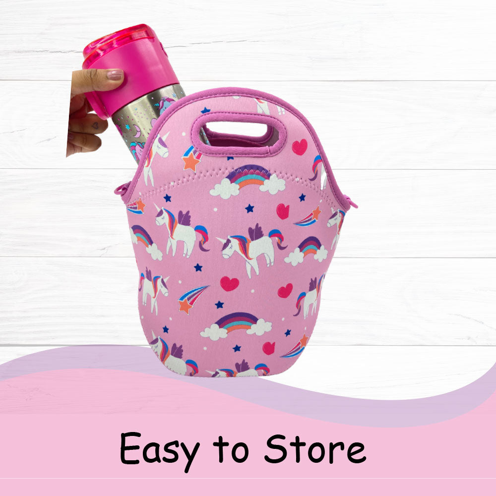 Neoprene Lunch Bags - Pink
