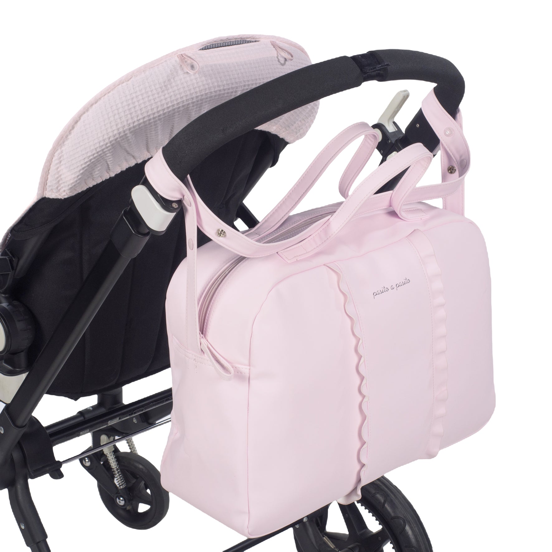 Pasito a Pasito Nido Flounce Pink Diaper Changing Bag