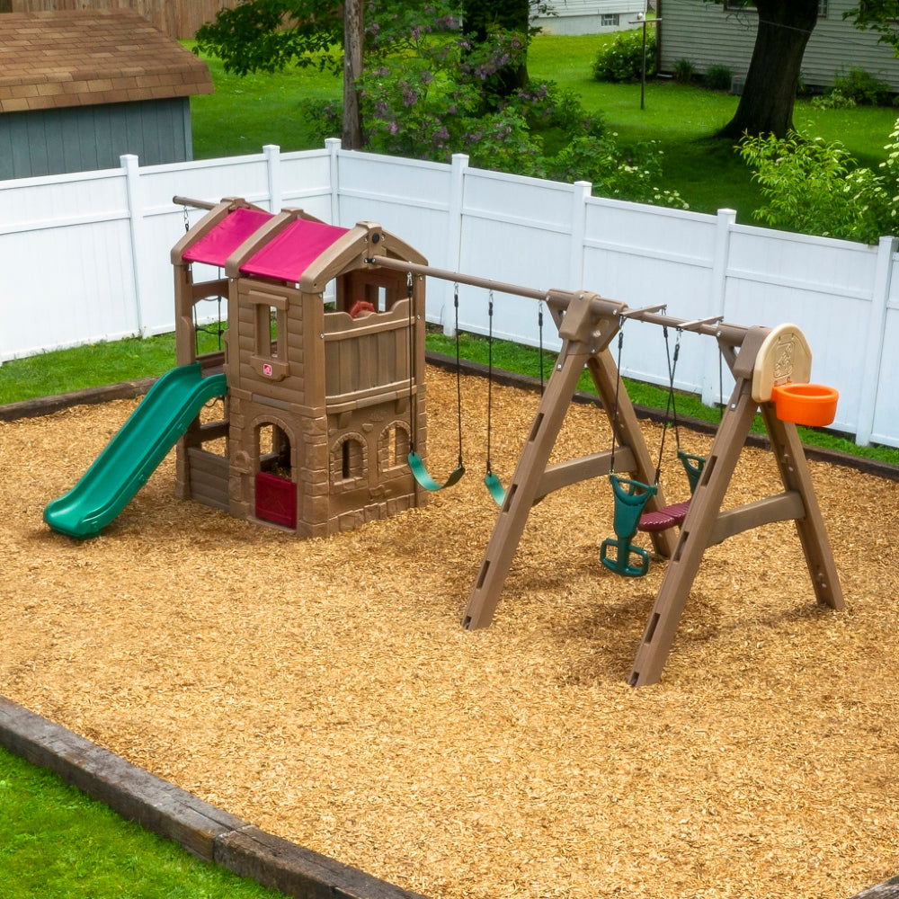 Step2 Naturally Playful Adventure Lodge Play Center With Glider