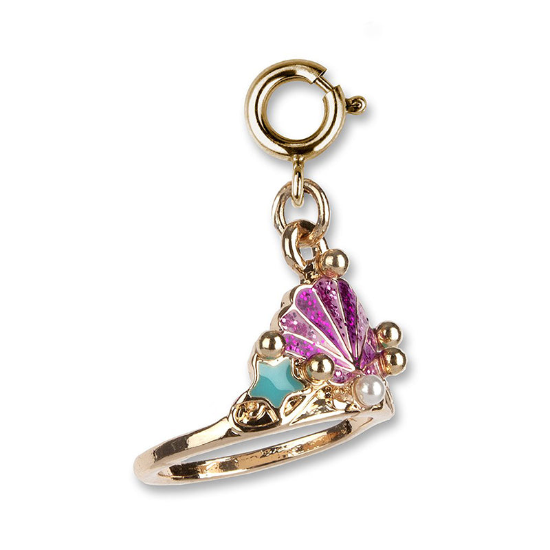 Gold Mermaid Tiara Charm