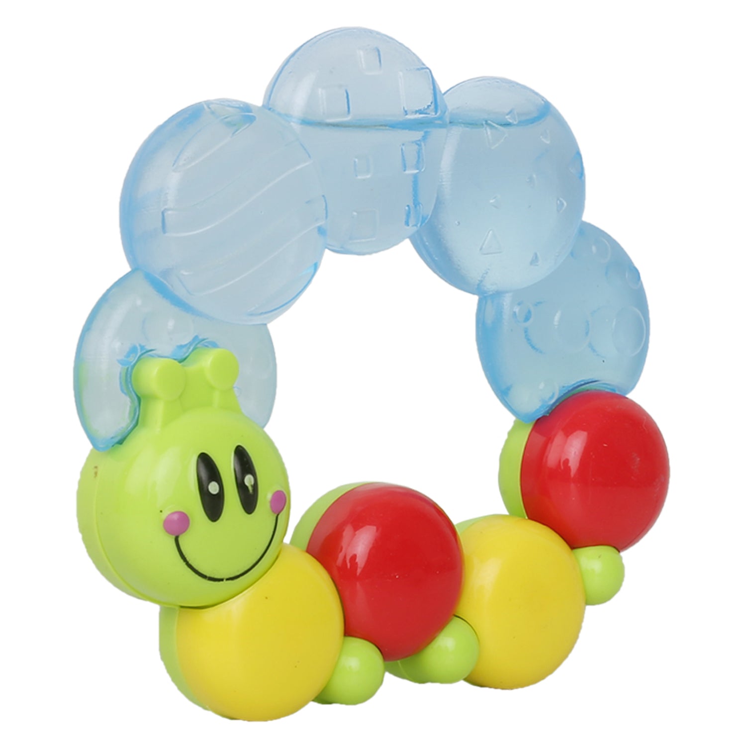 Baby Moo Growing Caterpillar Green Rattle Teether