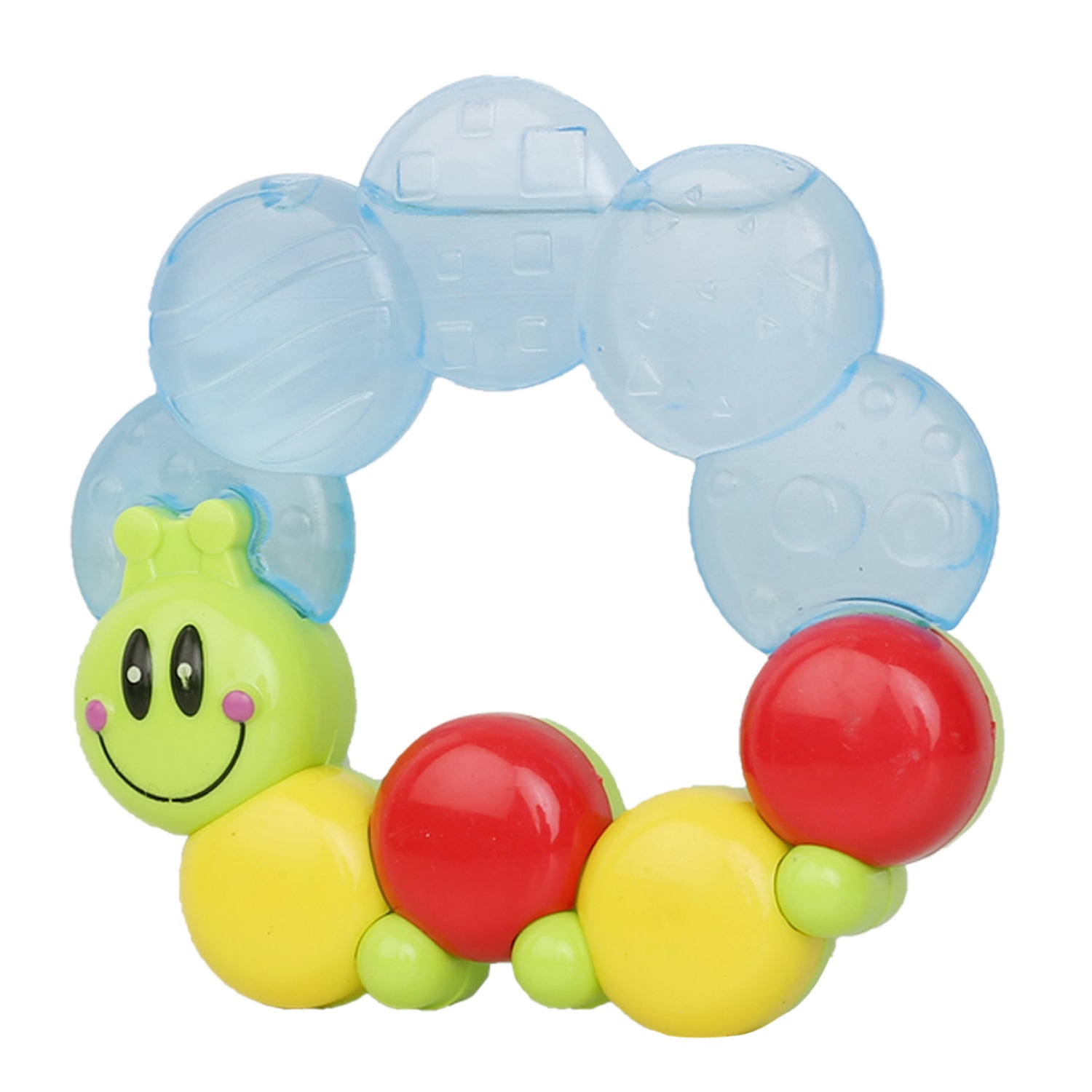 Baby Moo Growing Caterpillar Green Rattle Teether