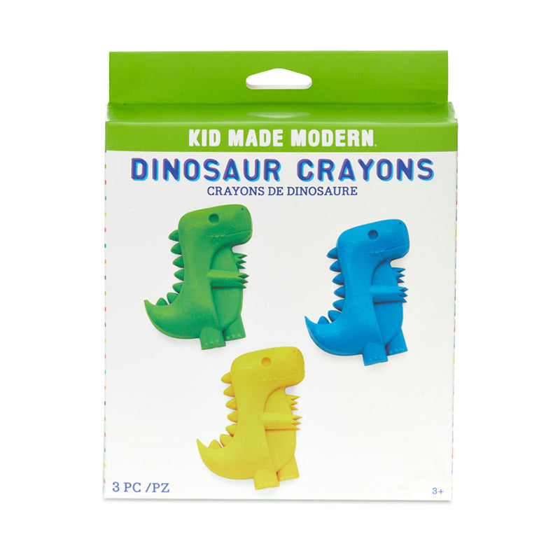 Set Of 3 Dino Crayons