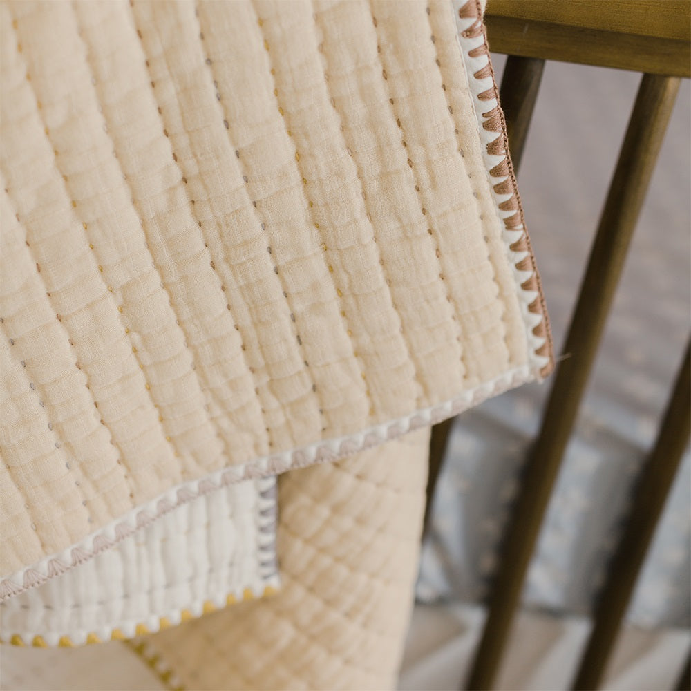 Crane Baby Kendi Collection Quilted Blanket