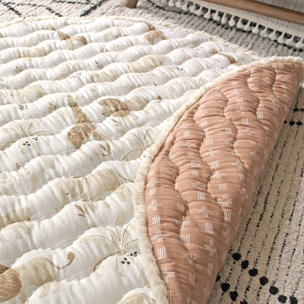 Crane Baby Kendi Collection Quilted Playmat