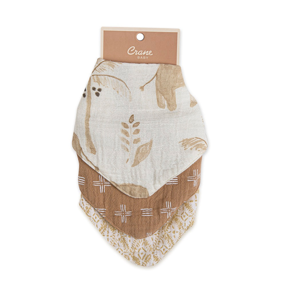 Crane Baby Kendi Collection Bandana Bib Set