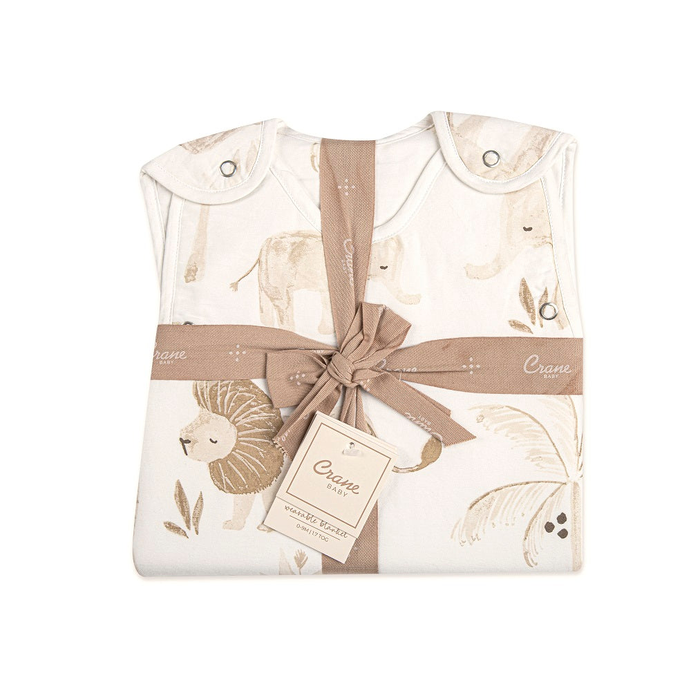 Crane Baby Kendi Collection Cotton Wearable Blanket - Kendi