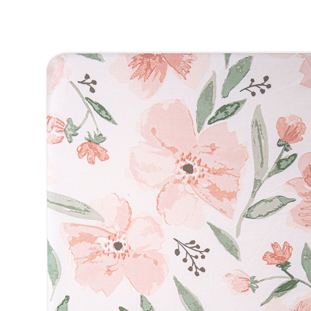 Crane Baby Parker Collection Crib Sheet Floral